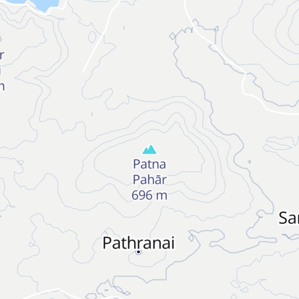 Map of Patna Pahār