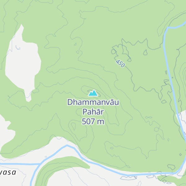 Map of Dhammanvāu Pahār