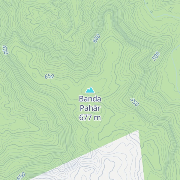 Map of Banda Pahār