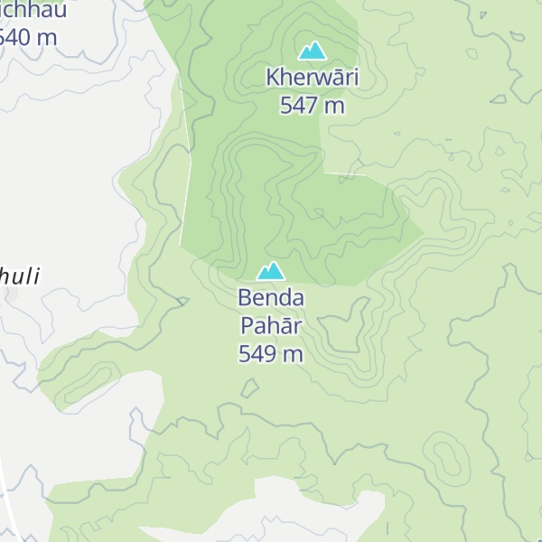 Map of Benda Pahār