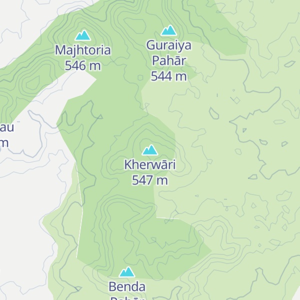 Map of Kherwāri