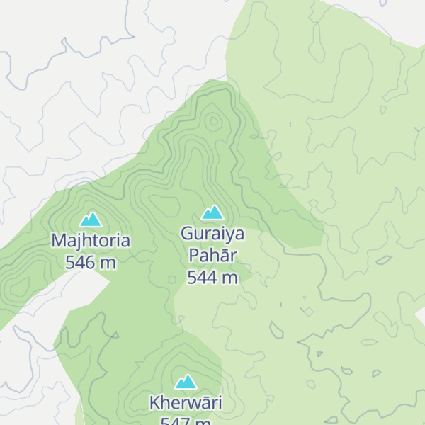 Map of Guraiya Pahār
