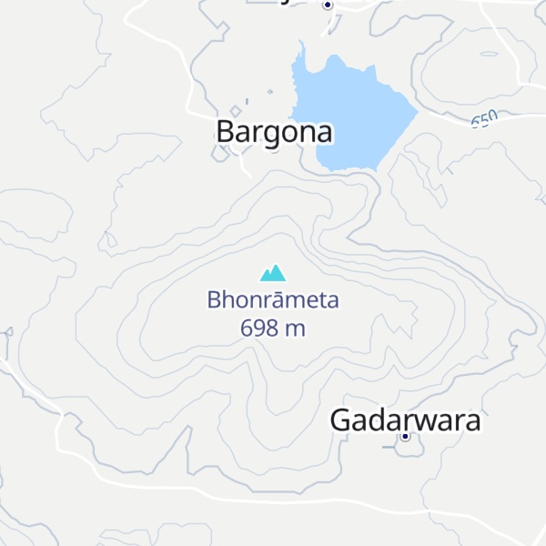 Map of Bhonrāmeta