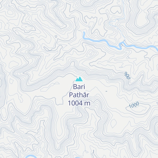 Map of Bari Pathār