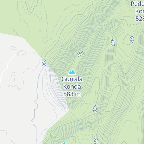 Map of Gurrāla Konda