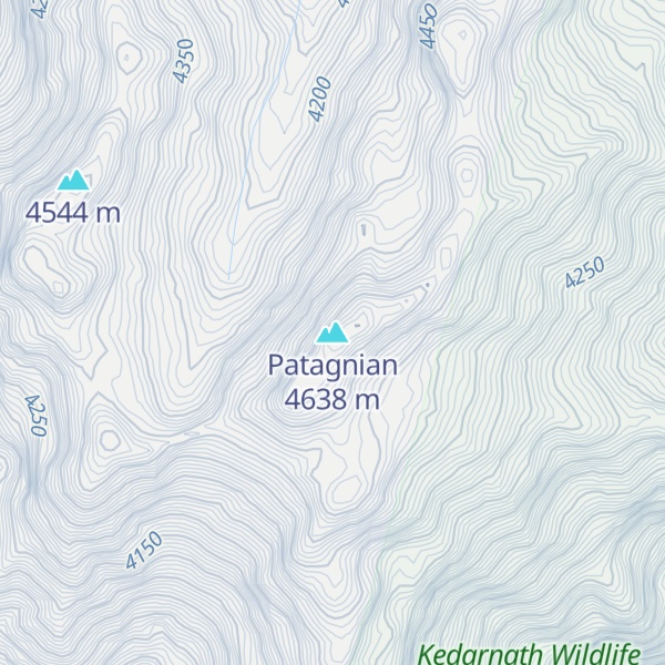 Map of Patagnian