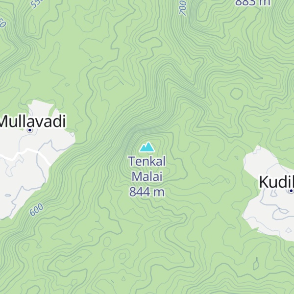 Map of Tenkal Malai