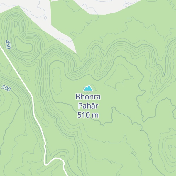 Map of Bhonra Pahār