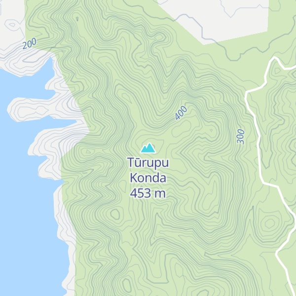 Map of Tūrupu Konda