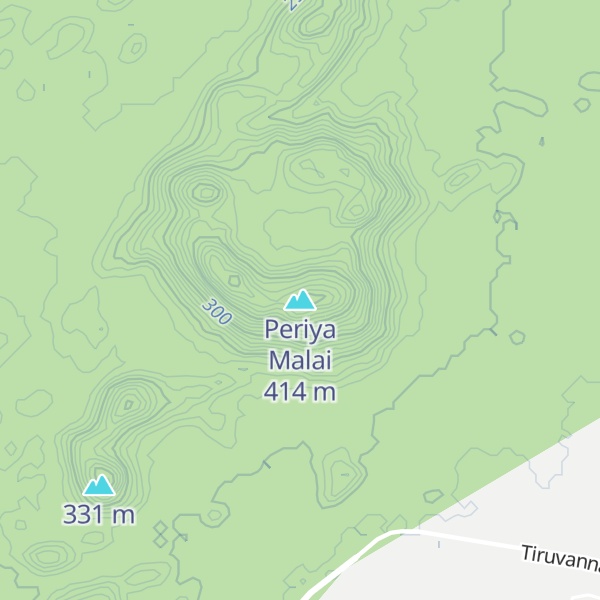 Map of Periya Malai