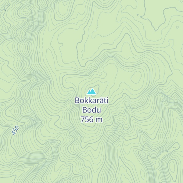 Map of Bokkarāti Bodu