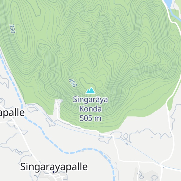 Map of Singarāya Konda