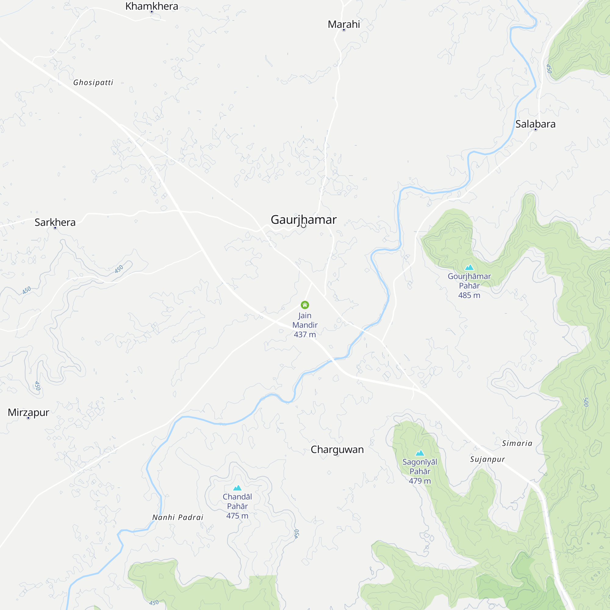Jain Mandir map