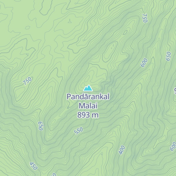 Map of Pandārankal Malai