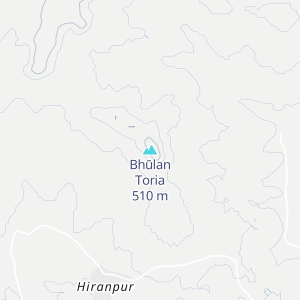 Map of Bhūlan Toria