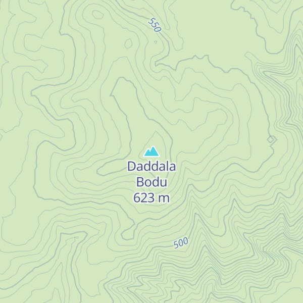 Map of Daddala Bodu