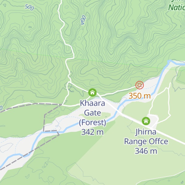 Map of Khaara Gate (Forest)