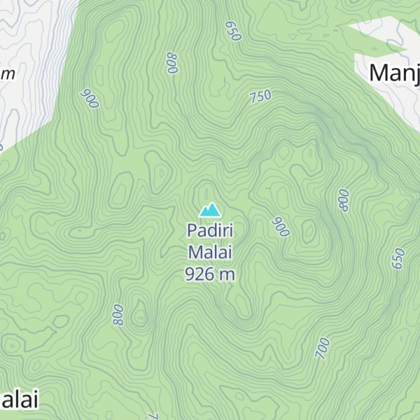 Map of Padiri Malai