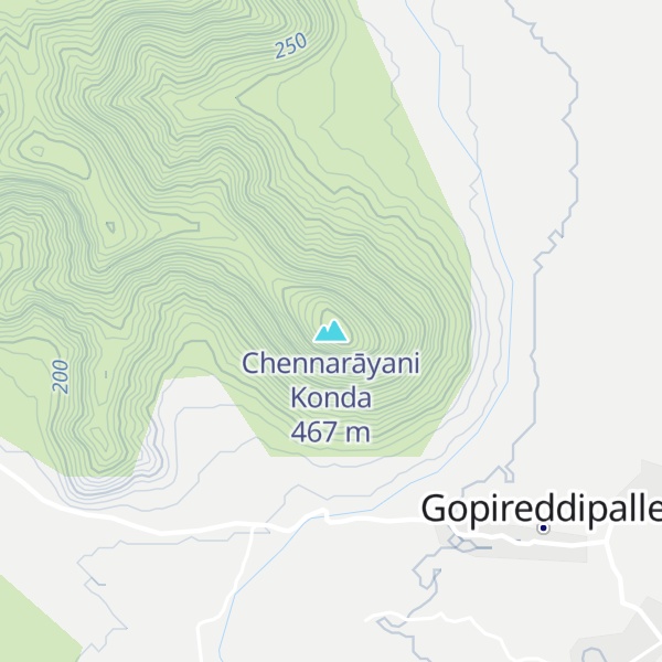 Map of Chennarāyani Konda