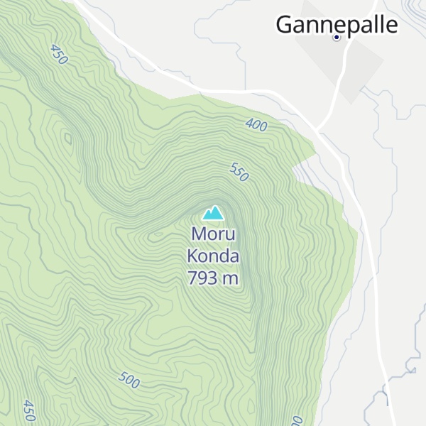 Map of Moru Konda