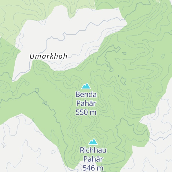 Map of Benda Pahār