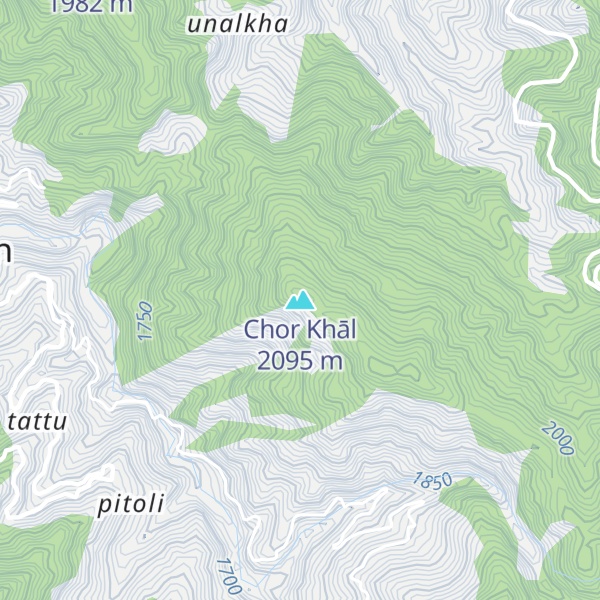 Map of Chor Khāl