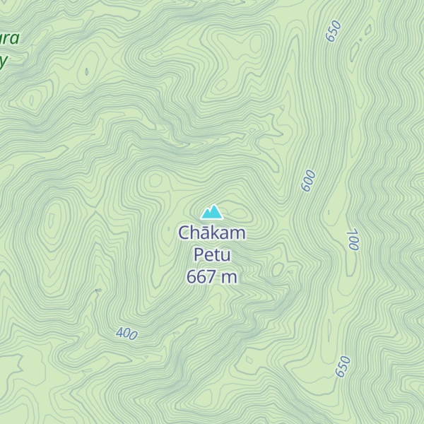 Map of Chākam Petu