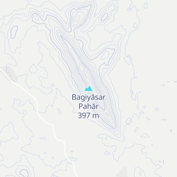 Map of Bagiyāsar Pahār