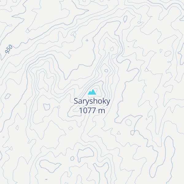 Map of Saryshoky