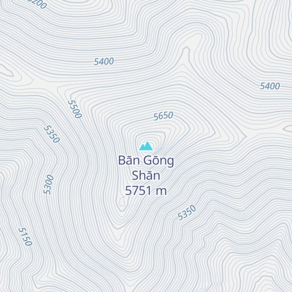 Map of Bān Gōng Shān