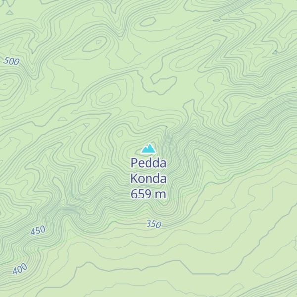 Map of Pedda Konda