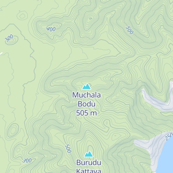 Map of Muchala Bodu