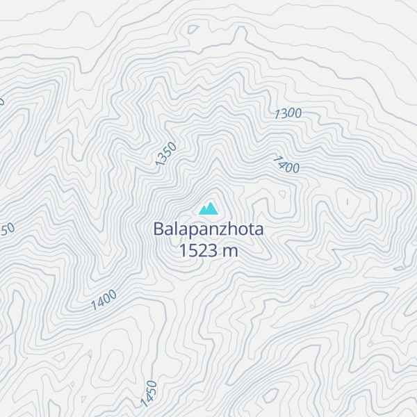 Map of Balapanzhota