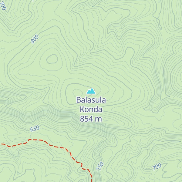 Map of Balasula Konda