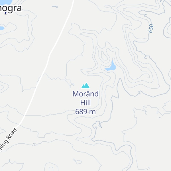 Map of Morānd Hill