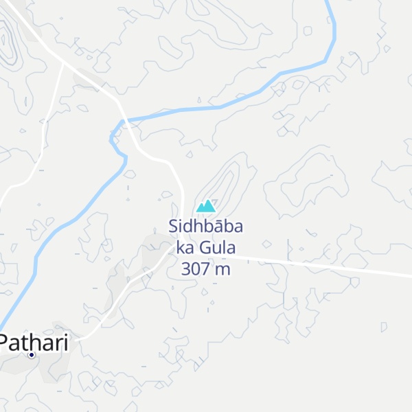 Map of Sidhbāba ka Gula