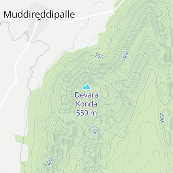 Map of Devara Konda