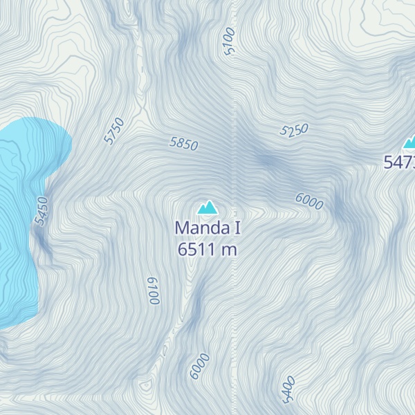 Map of Manda I