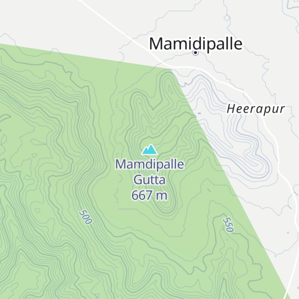 Map of Mamdipalle Gutta