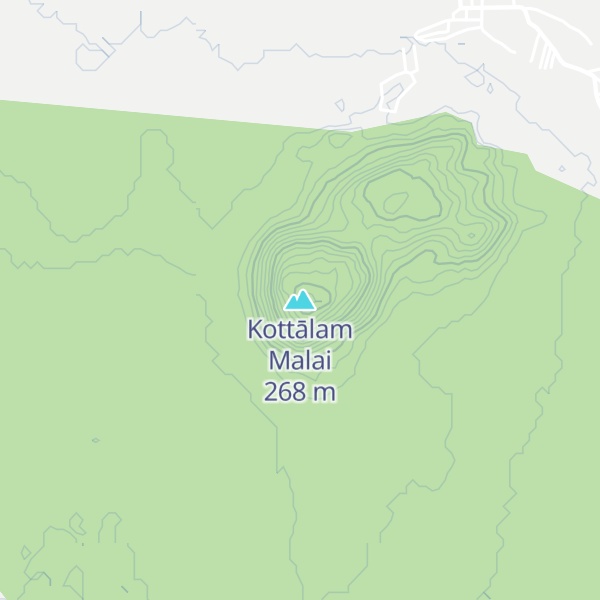 Map of Kottālam Malai