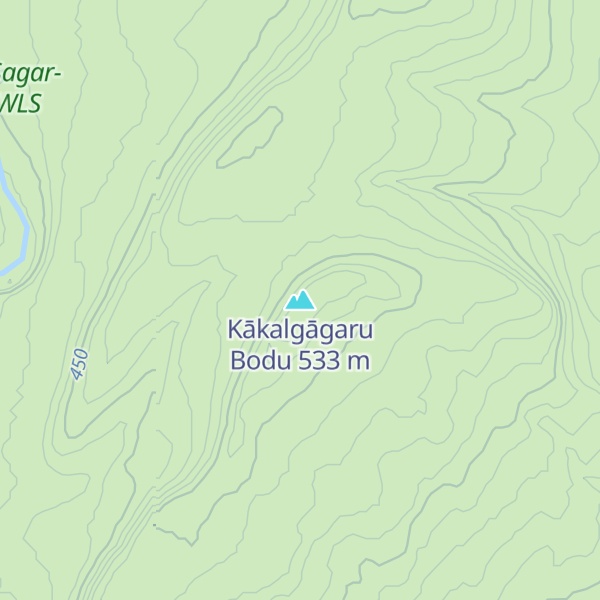 Map of Kākalgāgaru Bodu