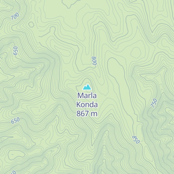 Map of Marla Konda