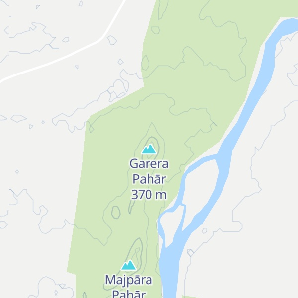 Map of Garera Pahār