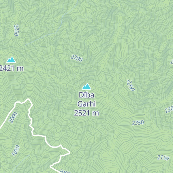 Map of Dība Garhi