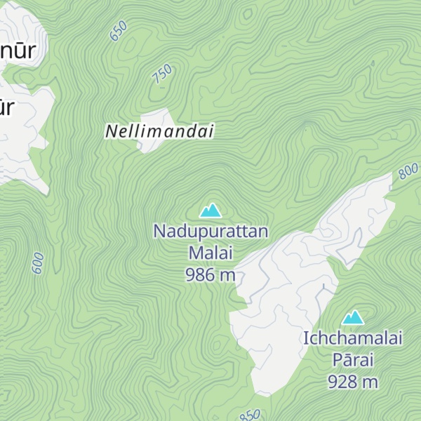 Map of Nadupurattan Malai