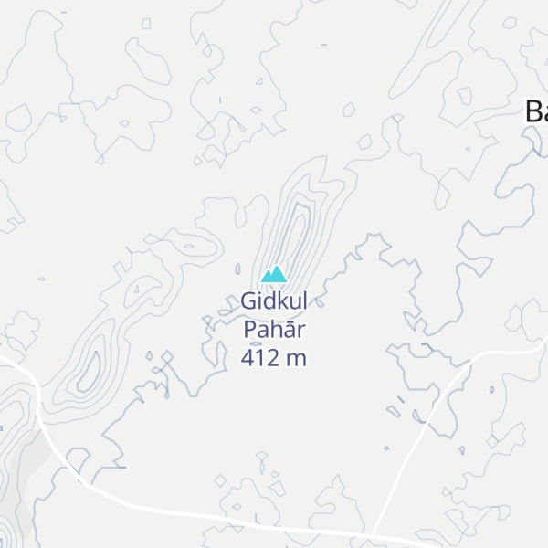 Map of Gidkul Pahār