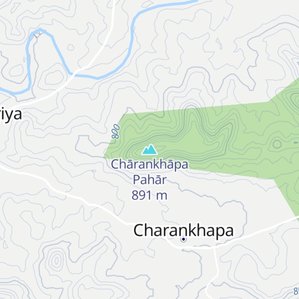 Map of Chārankhāpa Pahār