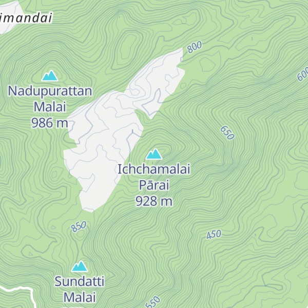 Map of Ichchamalai Pārai