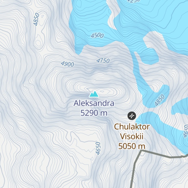 Map of Aleksandra