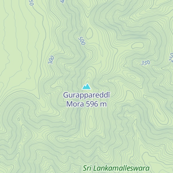 Map of Gurappareddī Mora